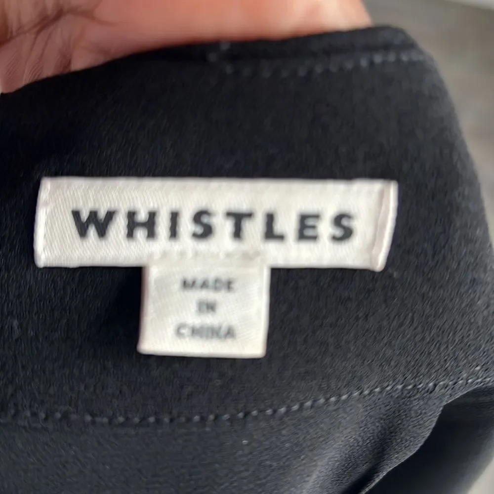 Whistles BUTTON DETAIL CREPE SKIRT - Picture 6 of 7